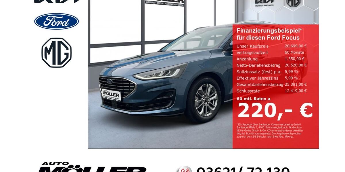 Ford Focus 27.288 km 20.699 &euro; Gotha 99867