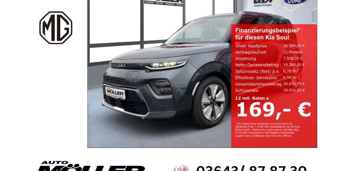 Kia Soul 2.500 km 26.880 &euro; Weimar 99425
