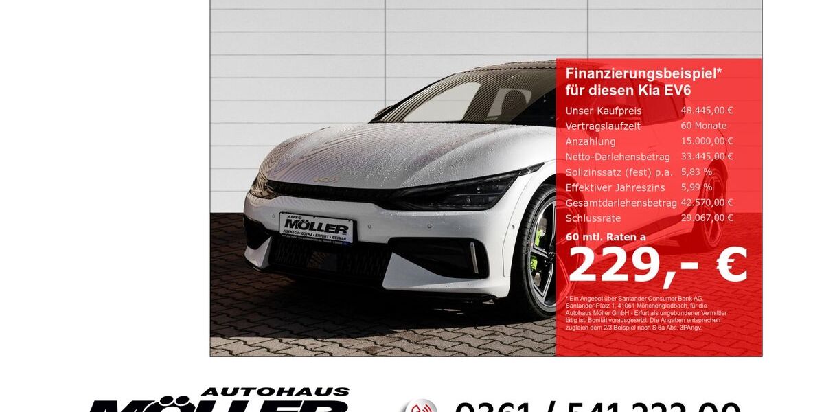 Kia EV6 8.482 km 44.889 &euro; Erfurt 99087