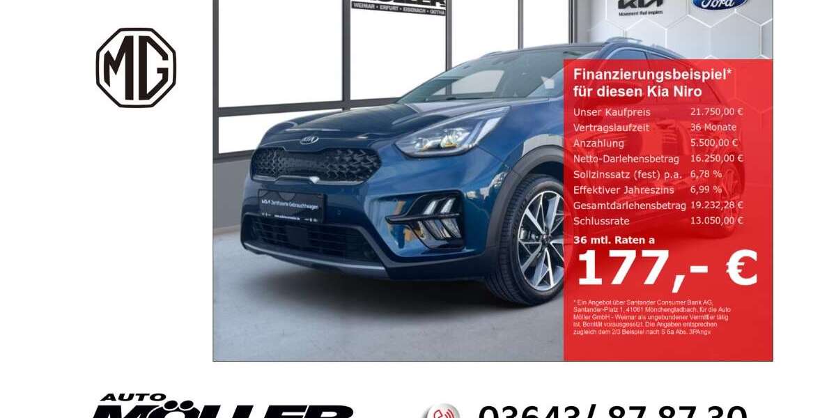 Kia Niro 49.410 km 21.750 &euro; Weimar 99425