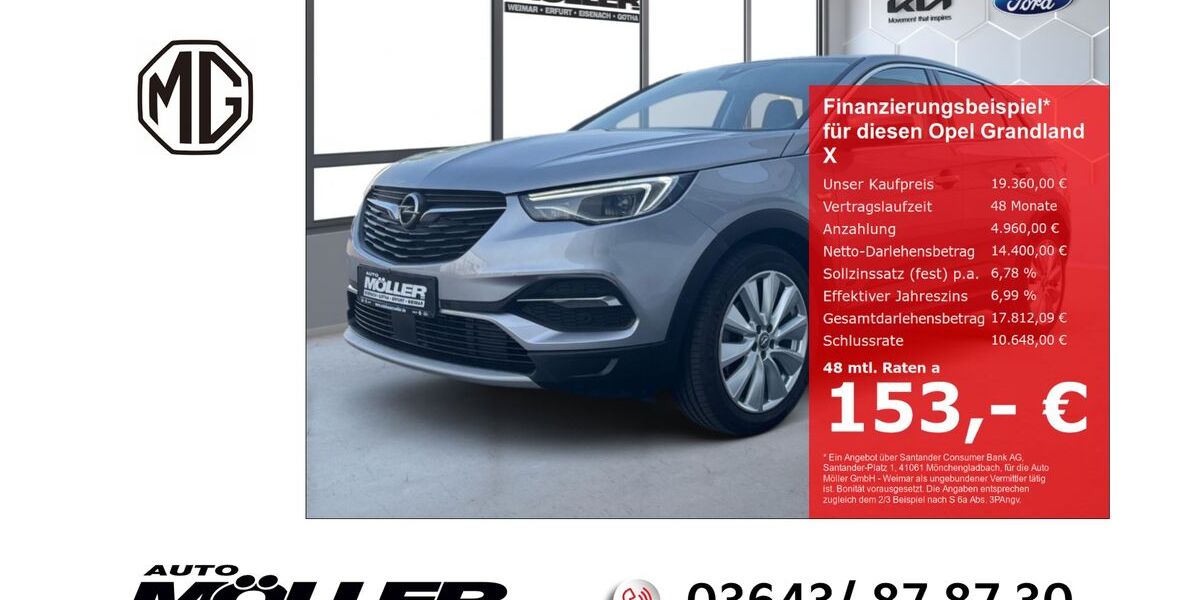 Opel Grandland (X) 93.490 km 19.360 &euro; Weimar 99425