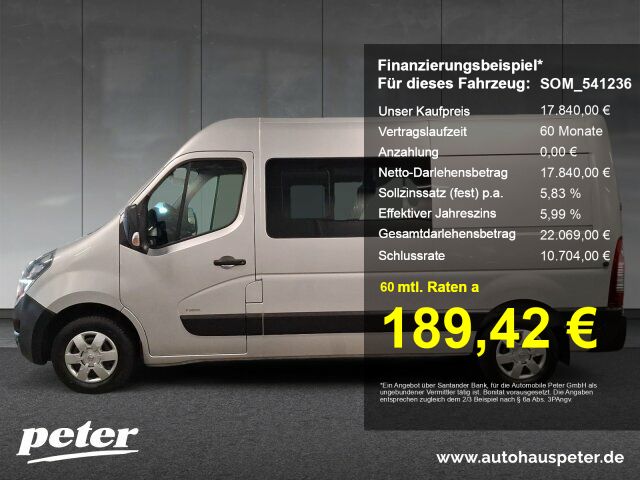 Opel Movano 124.014 km 17.840 &euro; Sömmerda 99610